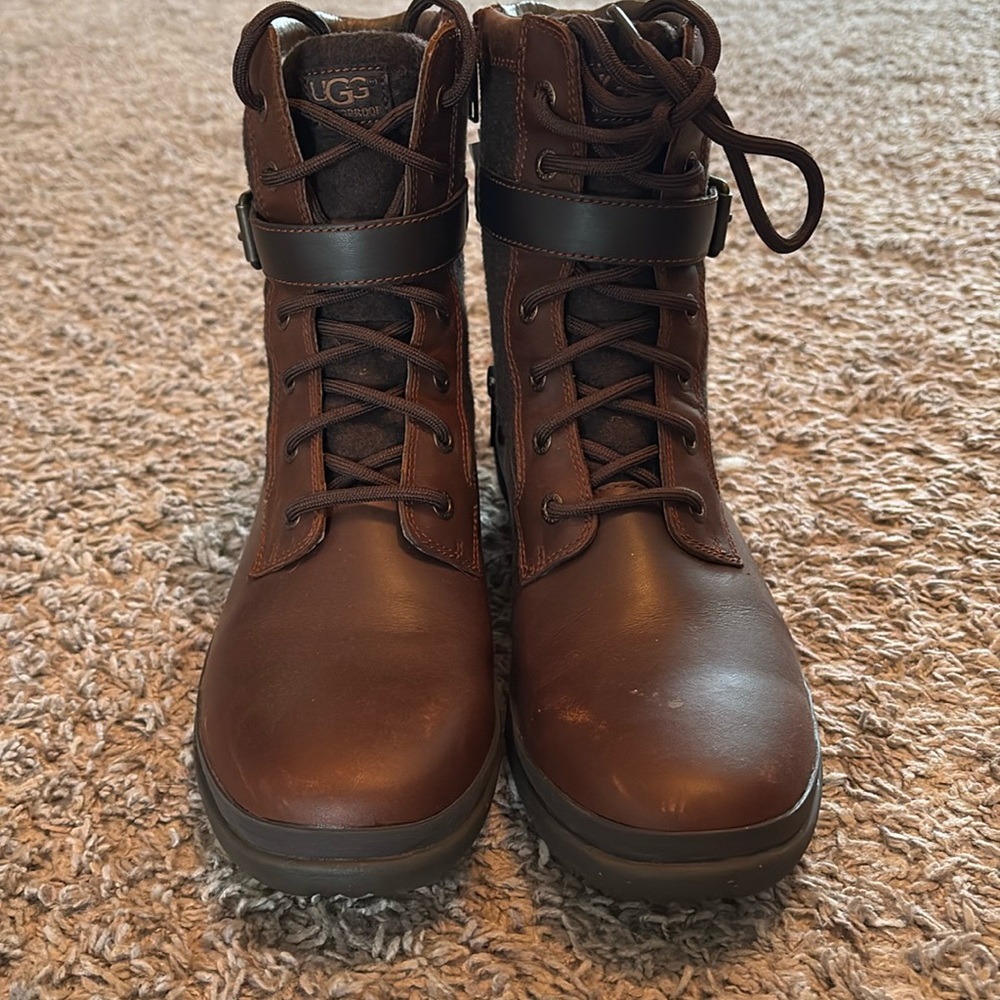 Ugg high ankle boots; never worn